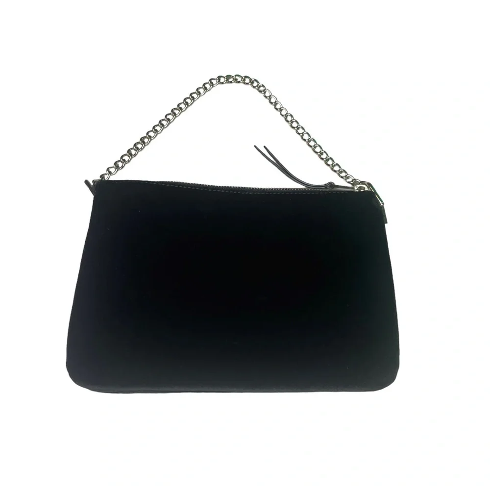 Kate Spade New York 249634 Womens Dawn Place Velvet Madelyne Hand Bag Black. - Picture 3 of 15